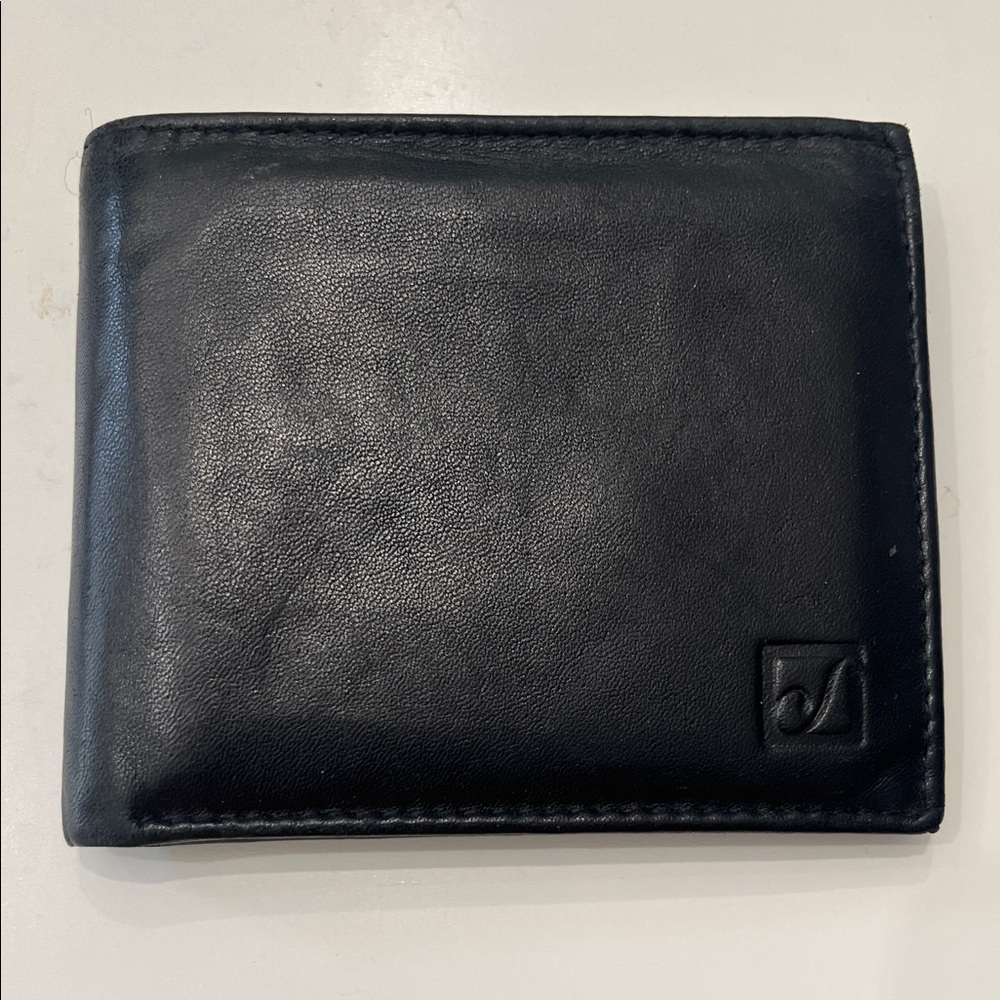 Stone Mountain Accessories Black Leather Card Holder